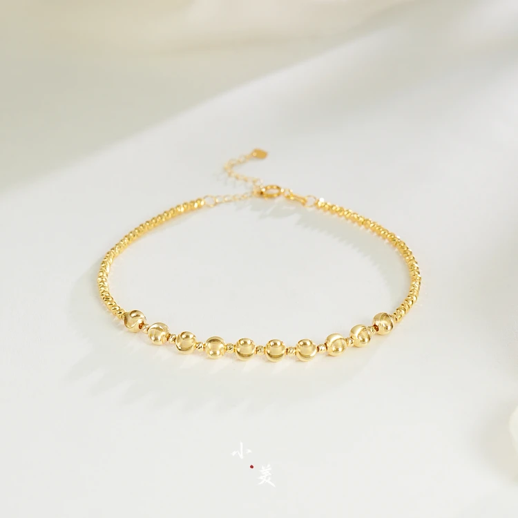 18K金黄金黄猫眼十全十美手链 G90362