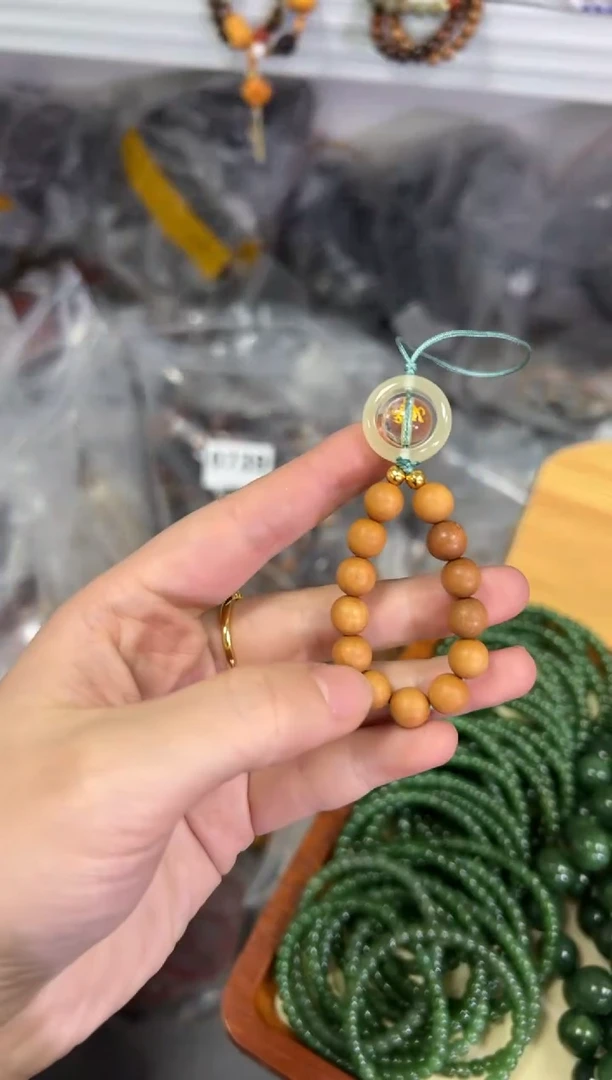 【闪购商品】檀香木手串/手链老檀香木转转款挂件[0740]