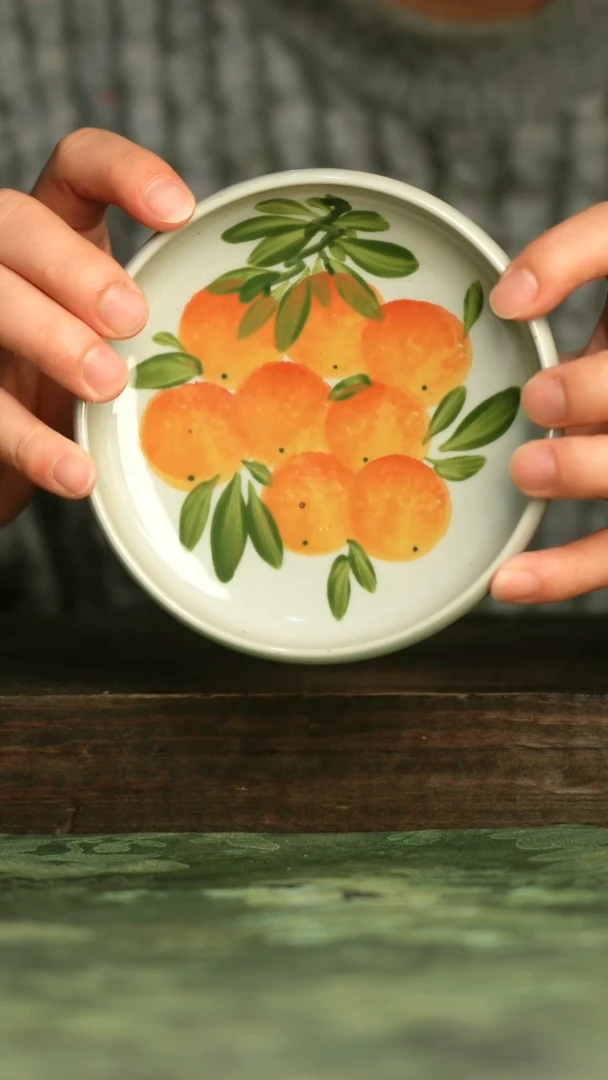 瓷器青诗集手工手绘瓷器