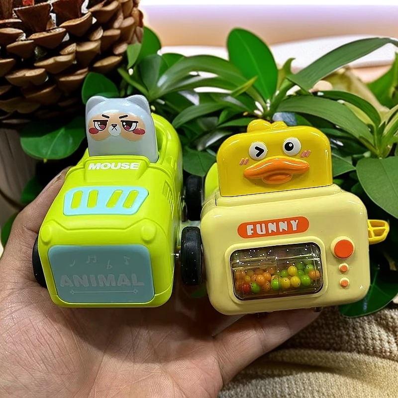 卡通按压小车发两个.以直播间为准