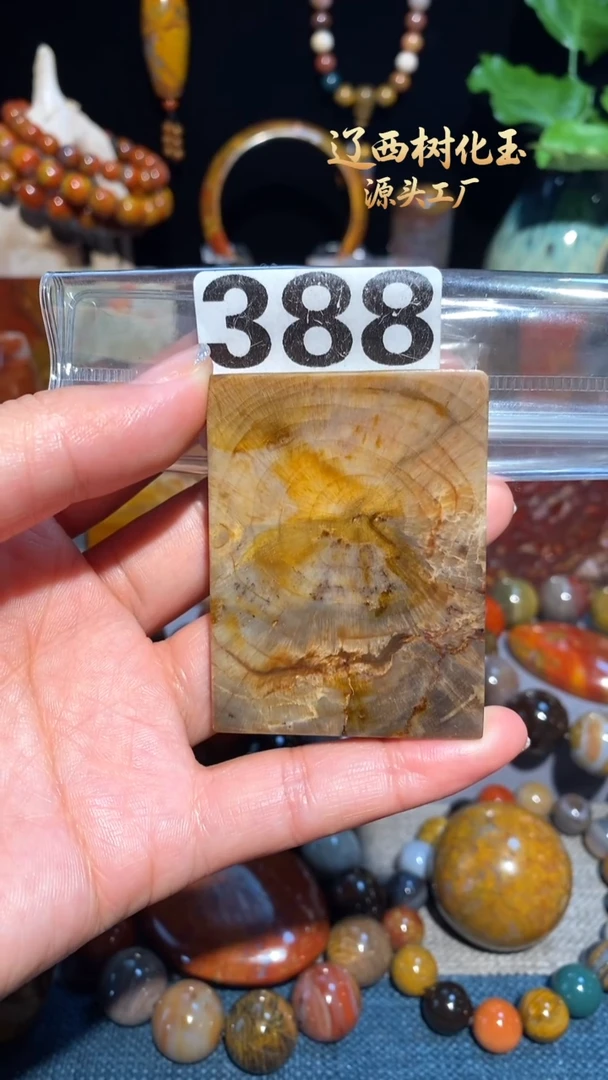 未镶嵌-硅化玉天然北票硅化玉吊坠