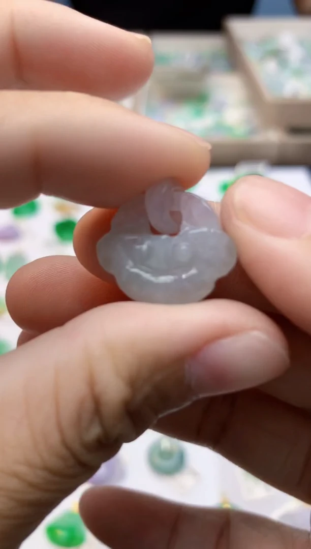 颈饰未镶嵌翡翠天然A货翡翠百元以上9元证书费自理