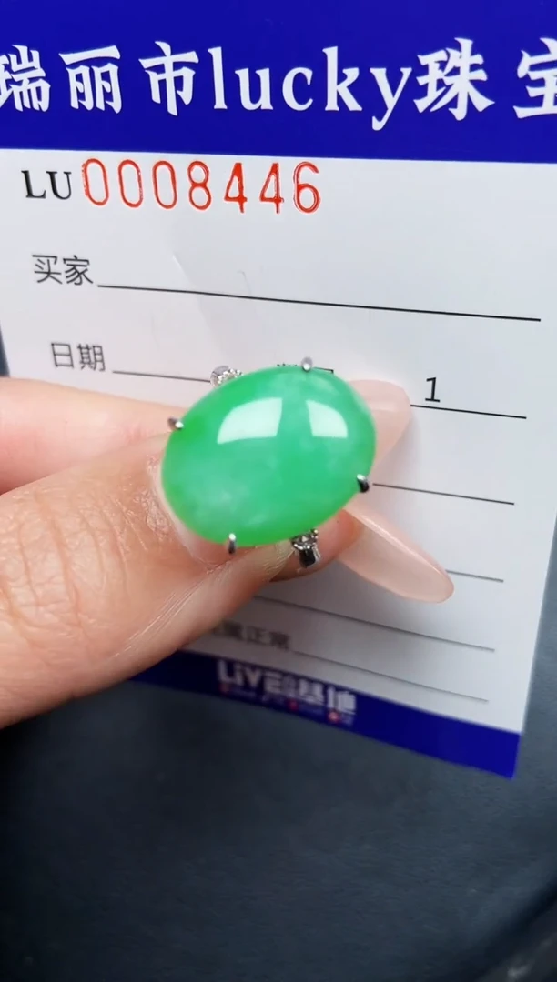 【闪购商品】翡翠颈饰银S925镶嵌8446