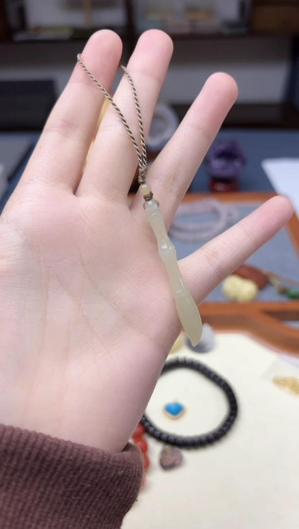 未镶嵌和田玉挂件和田玉毛笔配饰HX