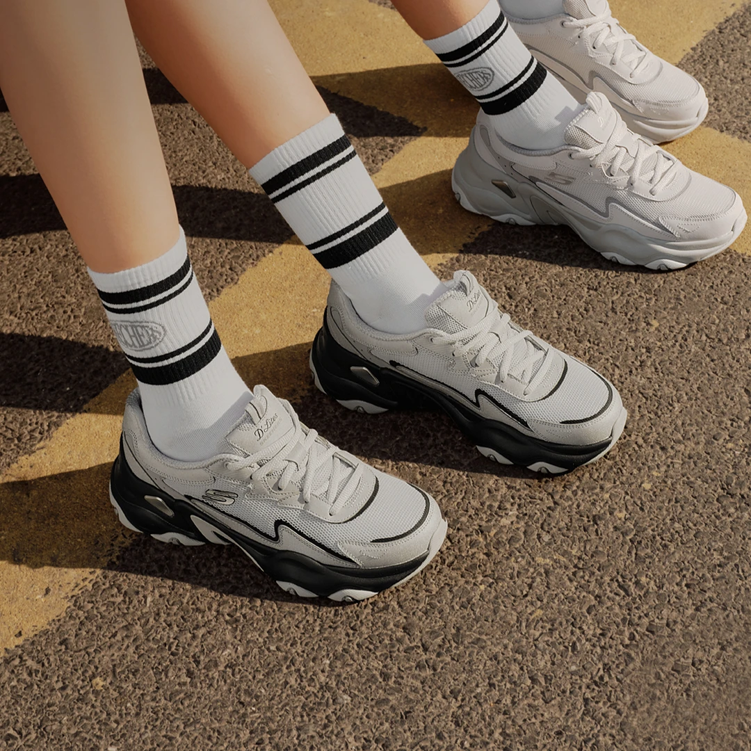 【糯米熊】斯凯奇女增高运动鞋厚度缓震跑步休闲百搭旅游鞋150524