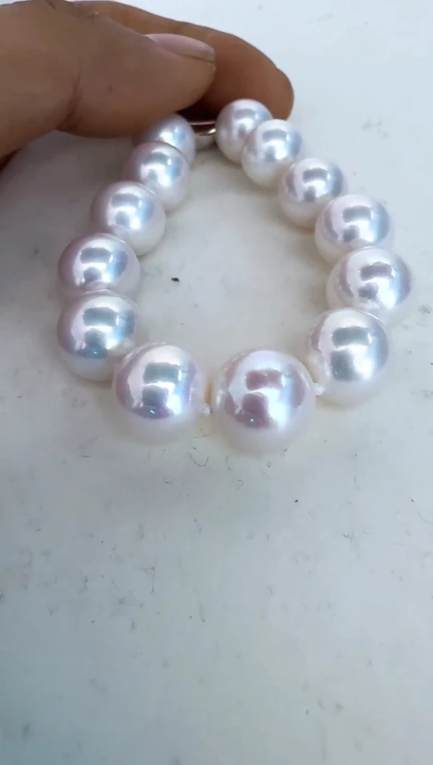 【闪购商品】淡水珍珠手链银S925镶嵌手链