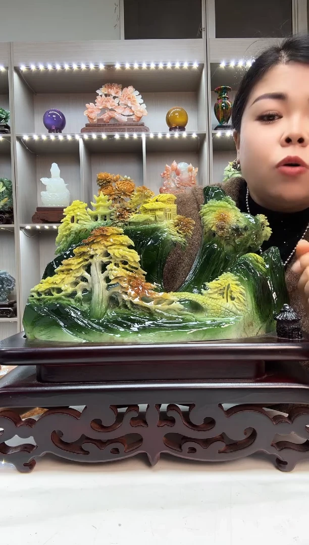 石材用****2天然石材家居摆件办公室客厅玄关高档摆件