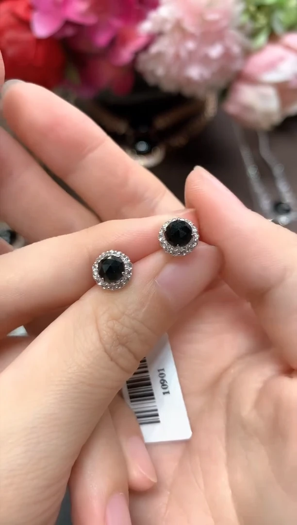 18K金镶嵌翡翠耳饰春日珠宝 C73   多样性一件发