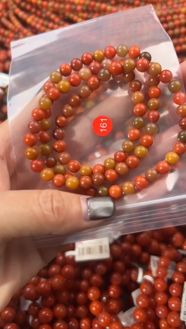 未镶嵌手串南红玛瑙6+