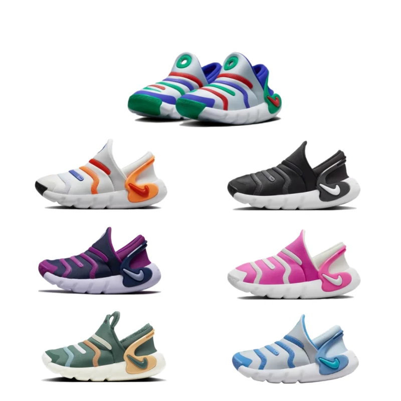 正品NIKE耐克儿童鞋男童女童毛毛虫透气舒适一脚蹬运动鞋学步鞋