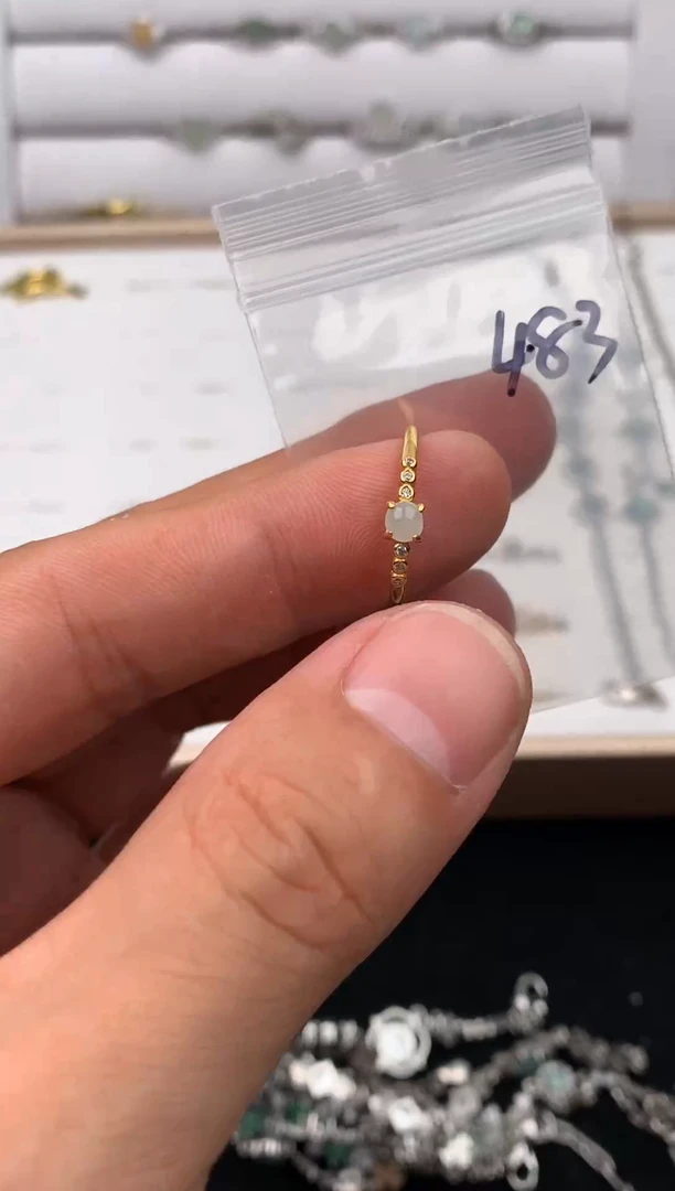 未镶嵌戒指翡翠483