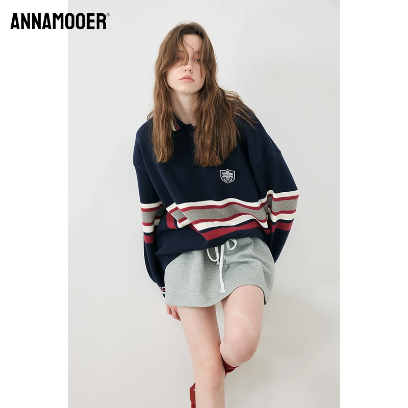 ANNAMOOER · 设计师品牌POLO领针织衫 AM1352S734M
