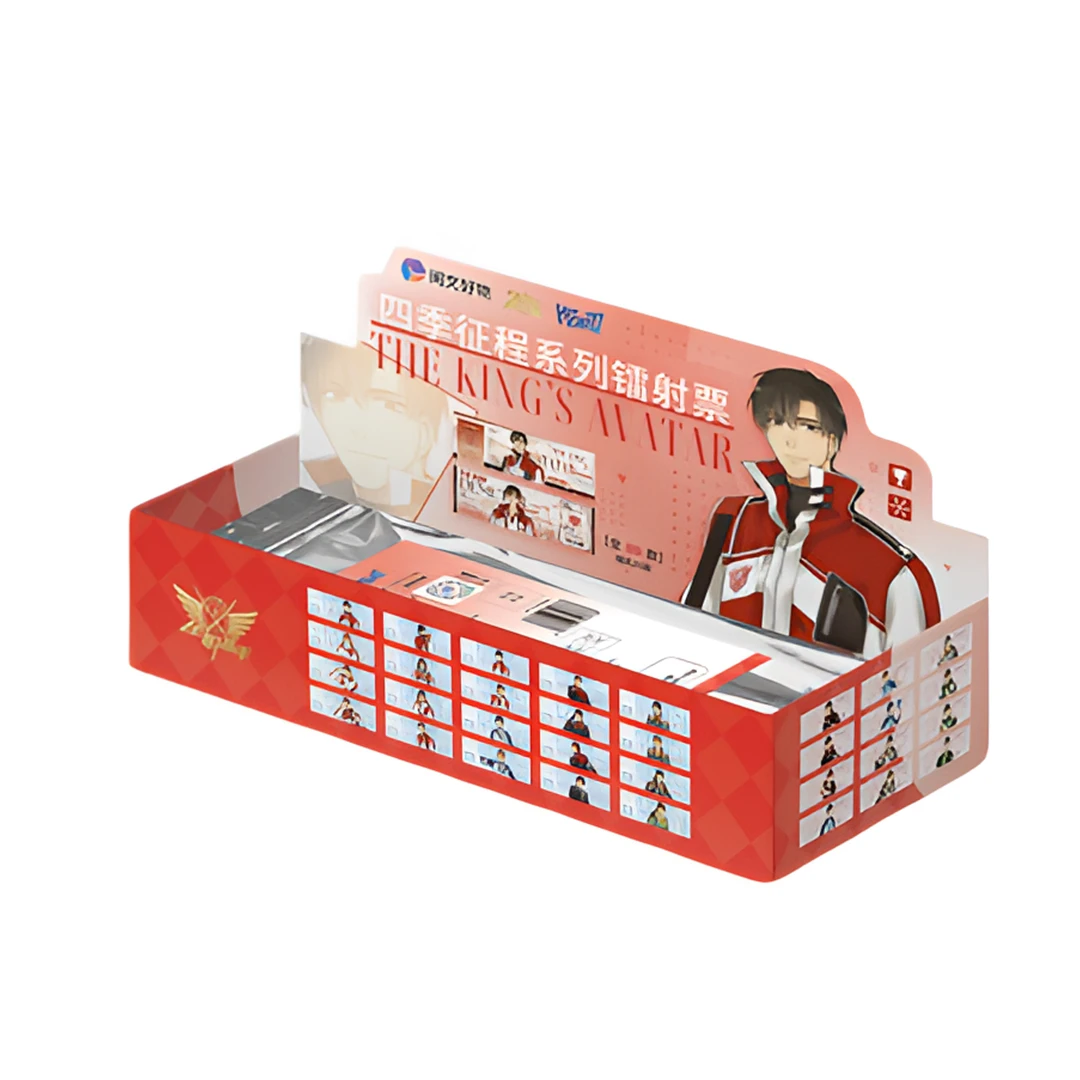 【拆包】全职高手Hitcard正版-四季征程系列镭射票盲盒