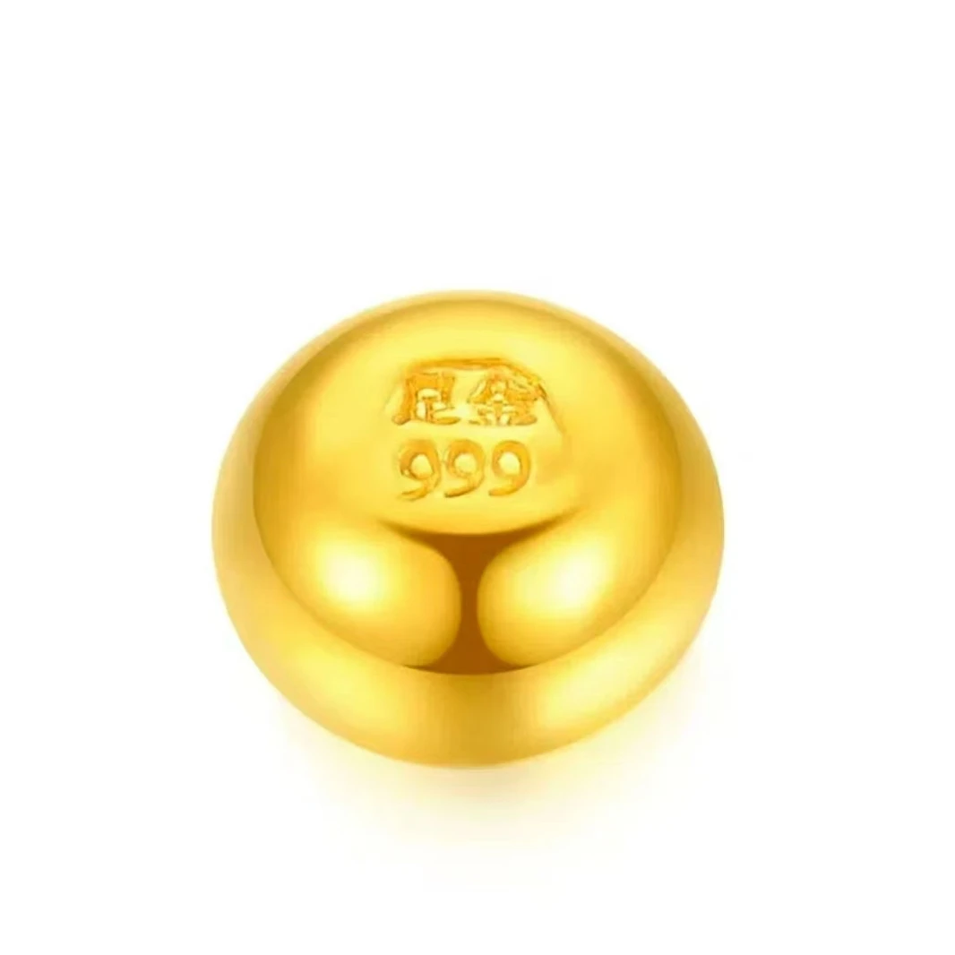 【莱俐家居专属】足金999小金豆实心