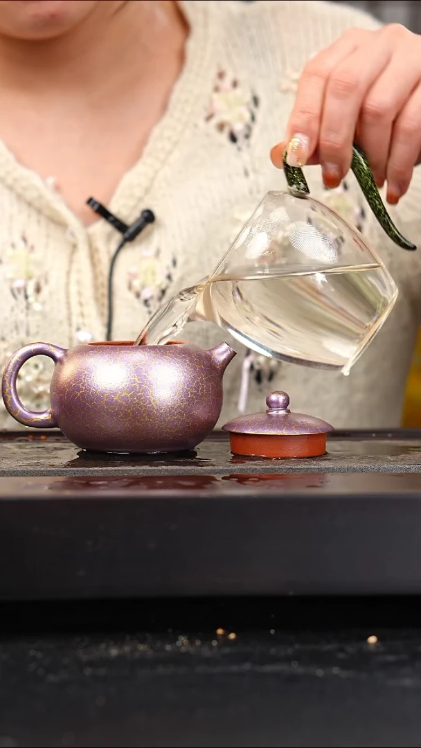 茶壶紫砂小煤窑朱泥粗砂西施贝壳烧210cc朱家喜