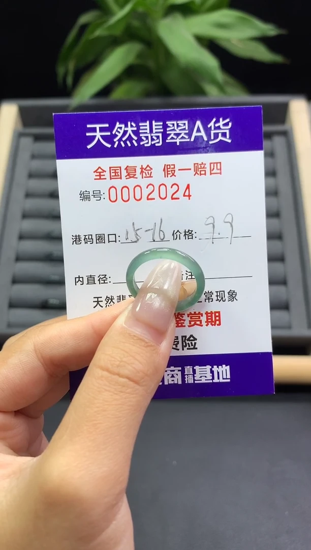 未镶嵌戒指翡翠天然  2024