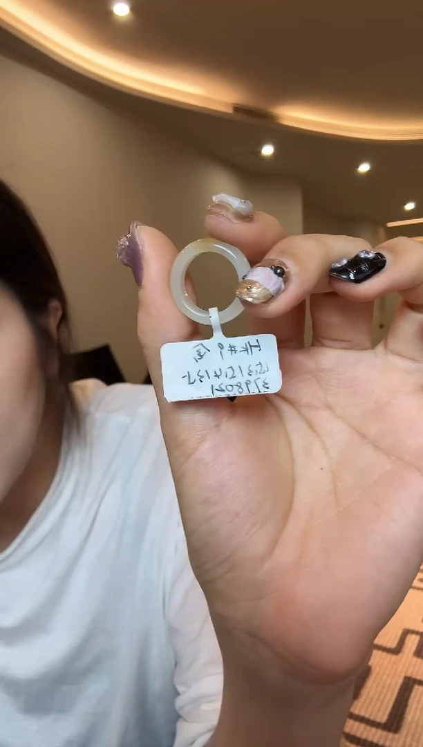 【闪购商品】和田玉戒指未镶嵌9码糖白