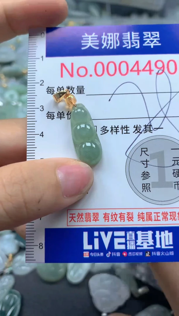 颈饰未镶嵌翡翠4490
