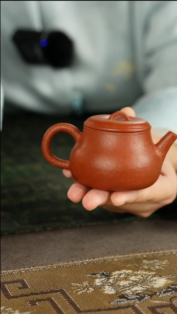 善窑厂汝窑紫砂朱泥壶