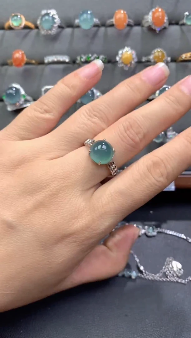 未镶嵌戒指翡翠天然A货翡翠