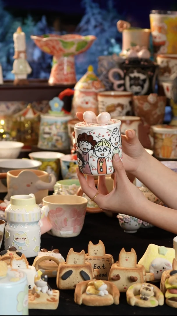 其他陶景德镇釉下彩手绘设计师款陶瓷