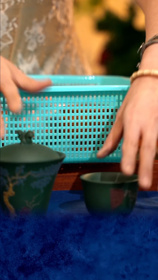 紫砂 宜兴紫砂 盖碗套