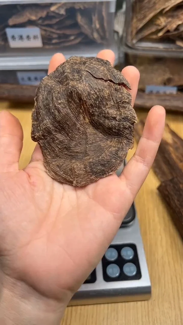 沉香沉香碎屑文莱沉水包头13.3克