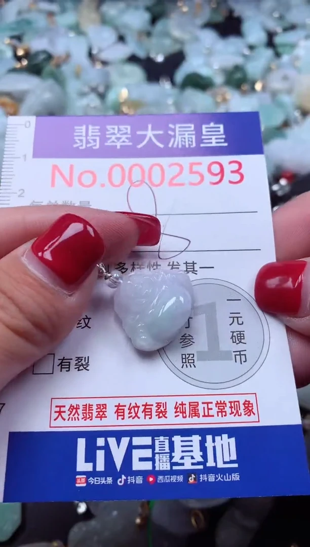 颈饰未镶嵌翡翠2593