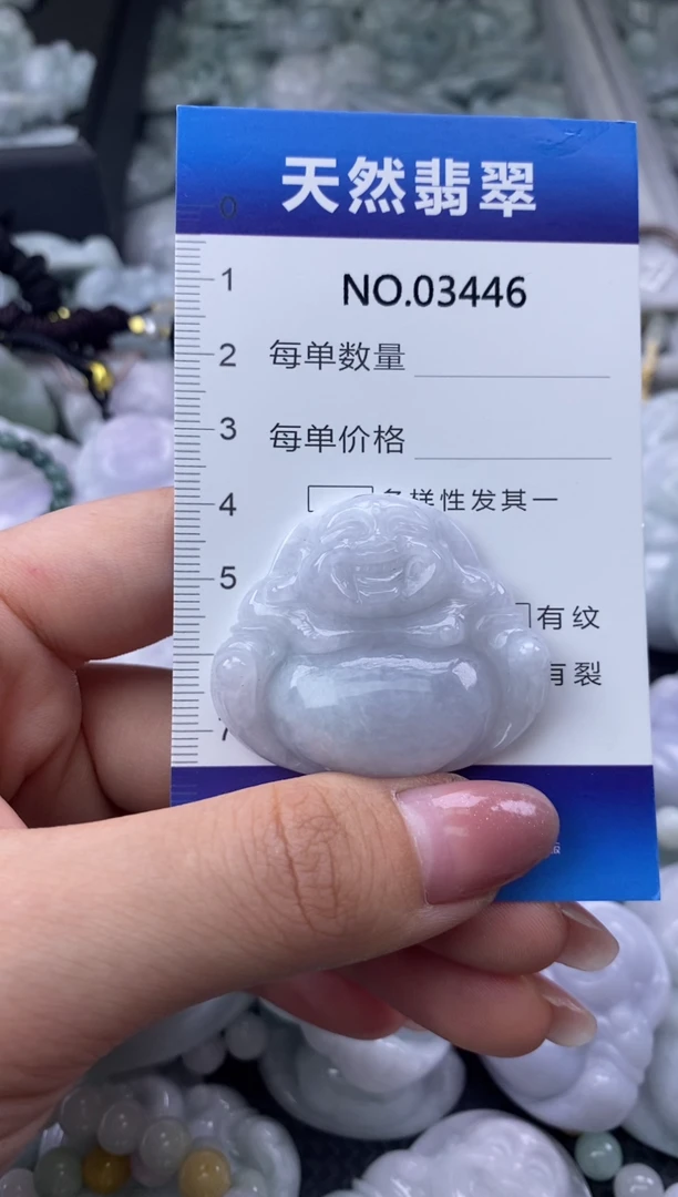 翡翠未镶嵌颈饰缅甸A货翡翠03446