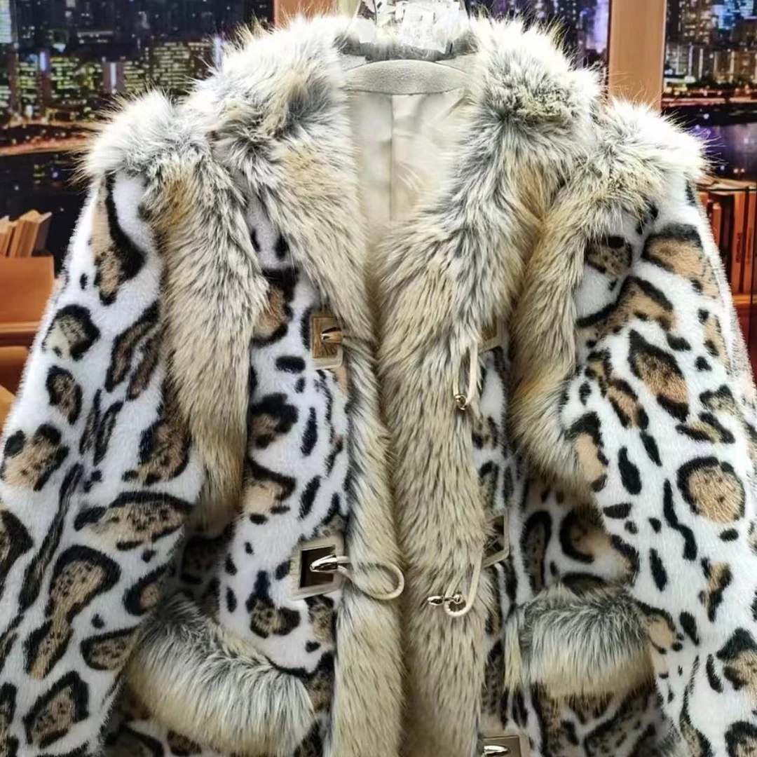 24088 豹纹时尚百搭气质外套