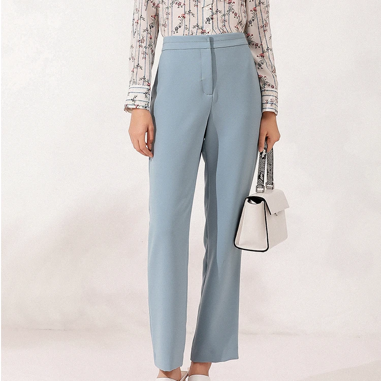 春季 通勤西裤纯色显瘦气质女式休闲裤