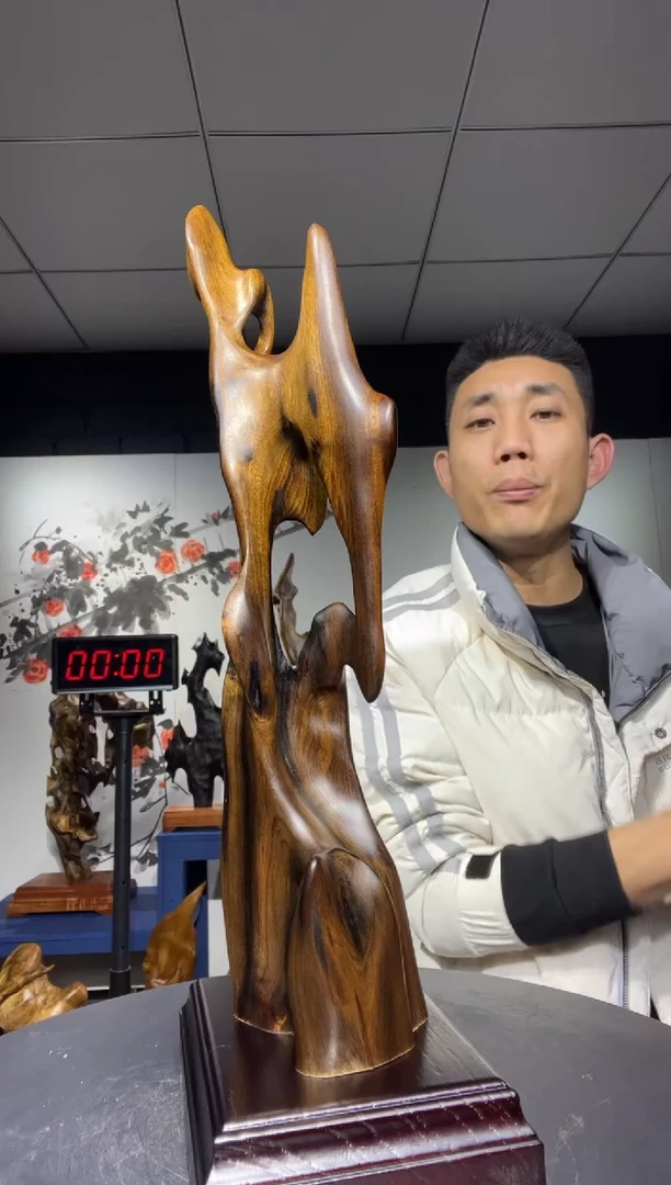 【闪购商品】金丝楠木雕金丝楠木工艺品摆件