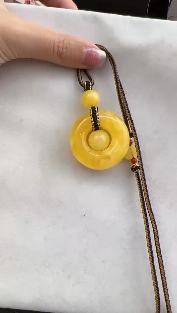 【闪购商品】琥珀裸石未镶嵌10123036-吊坠