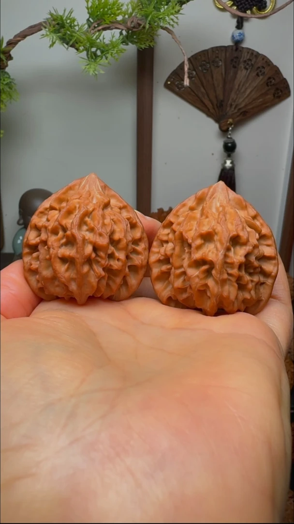 把件文玩核桃龙门涧货头 边42