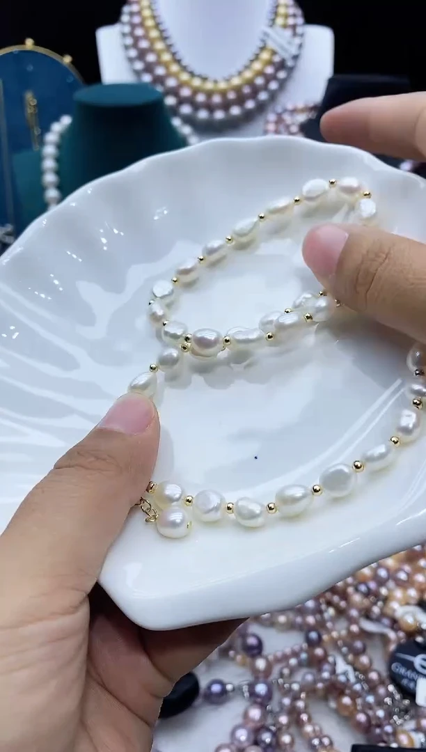 淡水珍珠未镶嵌颈饰珍珠项链