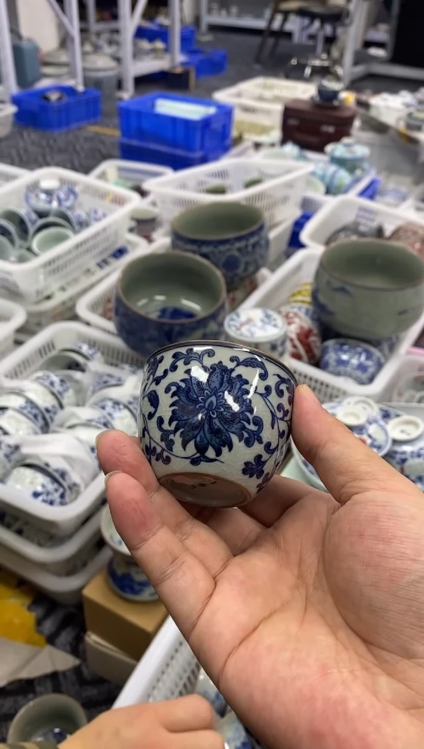 摆件陶景德陶瓷茶具容量约50