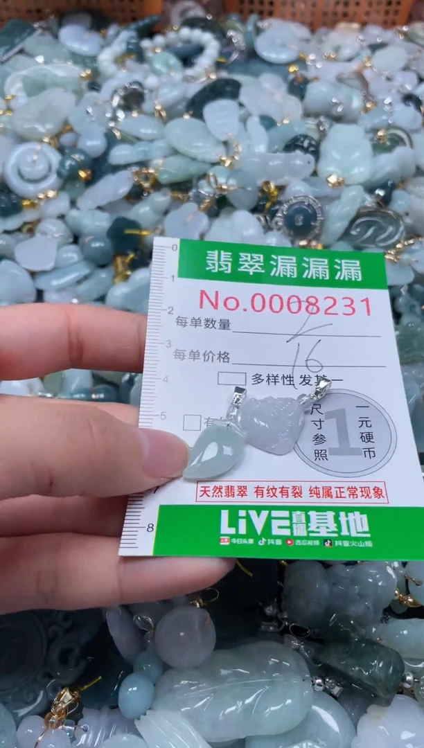 颈饰未镶嵌翡翠8231