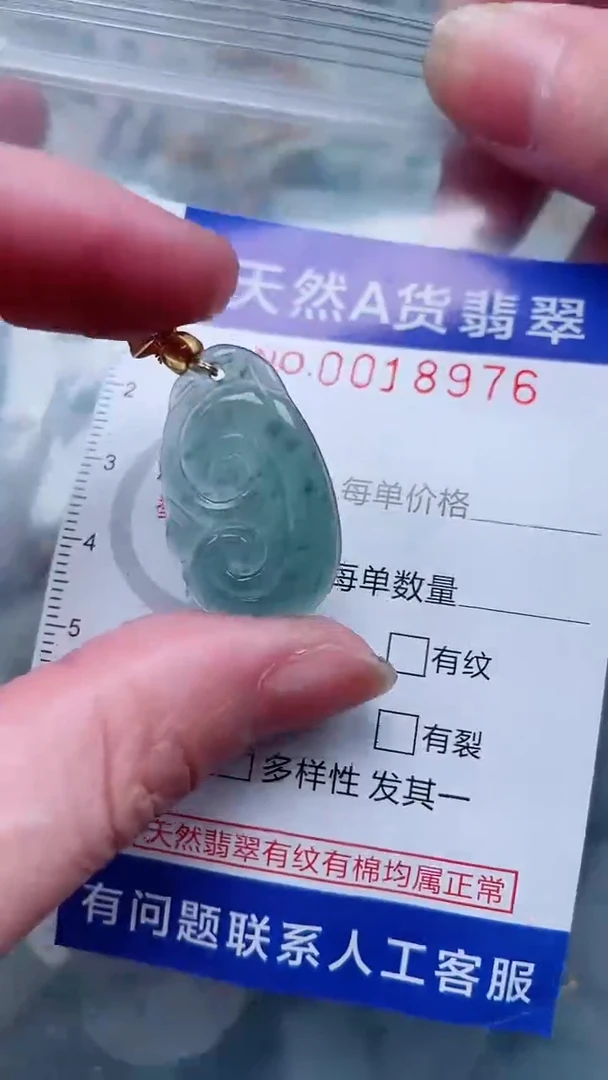 翡翠未镶嵌吊坠(不含链)1