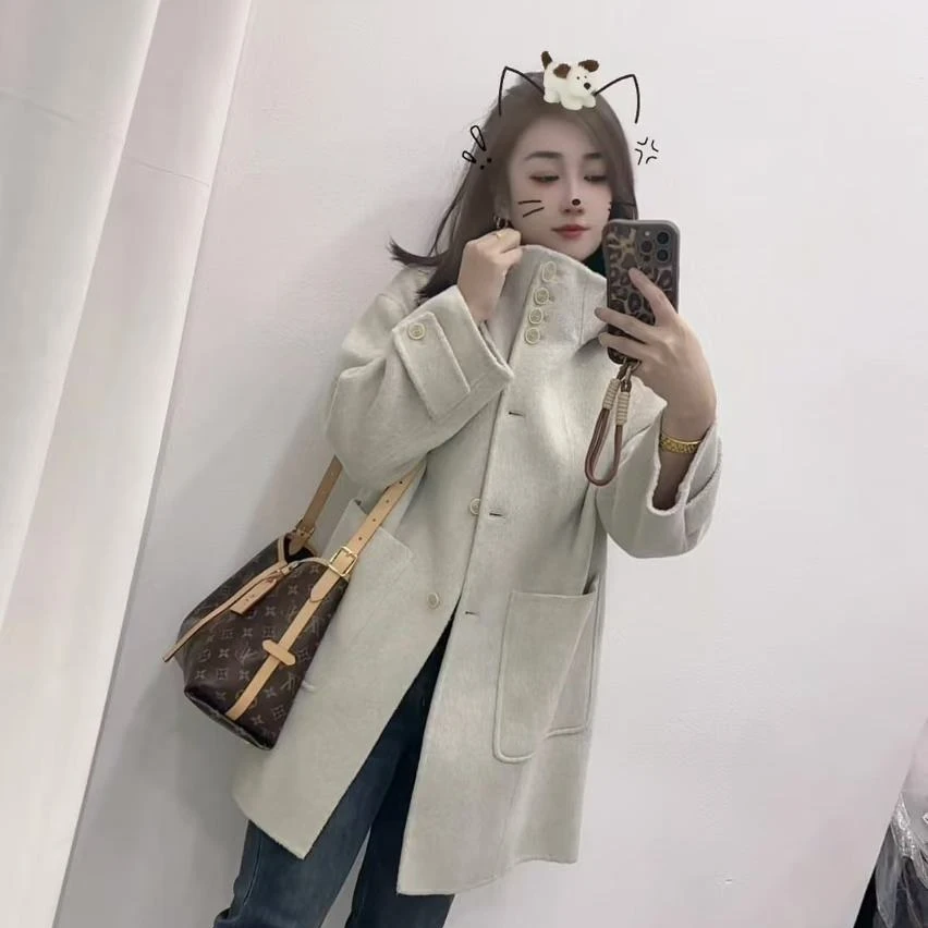 四号链接 高级 显瘦 加厚 大衣 外套（备注号）