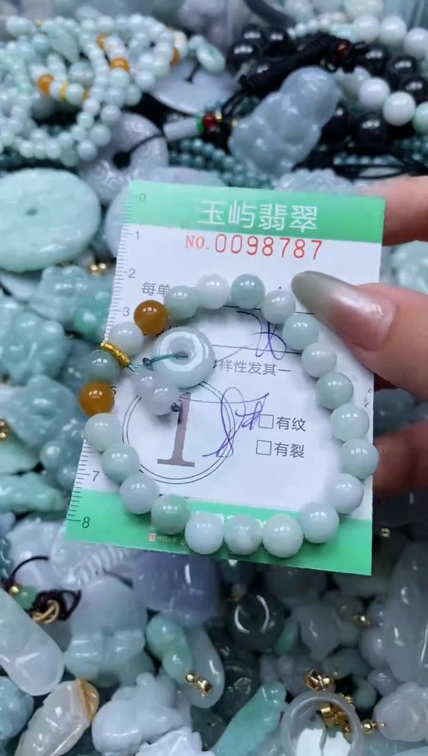 【闪购商品】翡翠未镶嵌颈饰闪购0098787多样性发其一