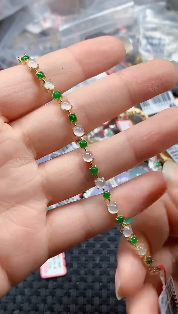 银S925镶嵌戒指翡翠天然A货缅甸翡翠