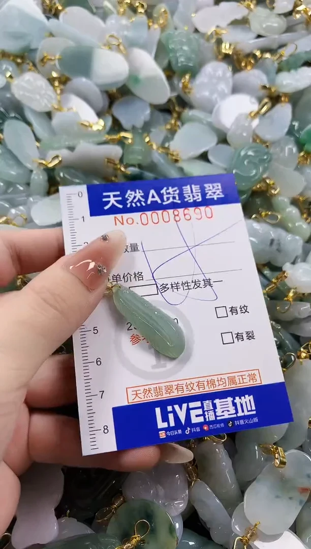 颈饰未镶嵌翡翠天然A货翡翠