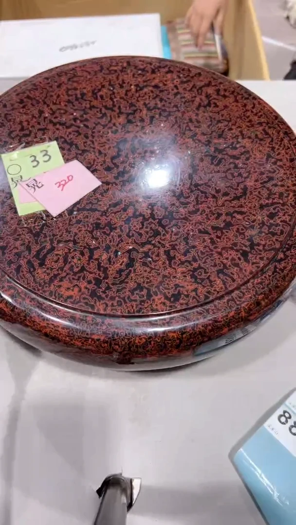 茶器相关用具菠萝漆茶仓