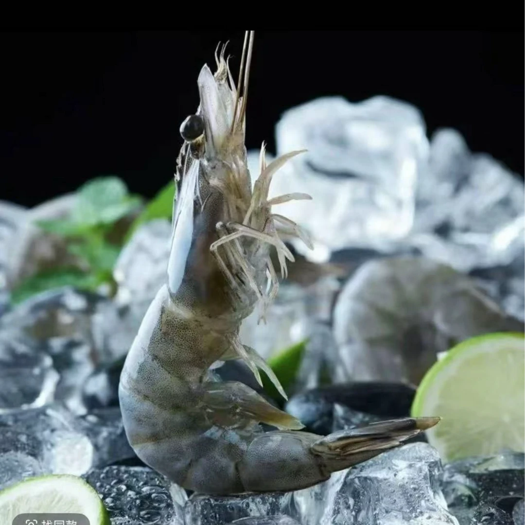 【海洋大虾】肉质鲜嫩大个头海水大虾单只16cm左右，一盒4斤40-50只海鲜-14号莎莎