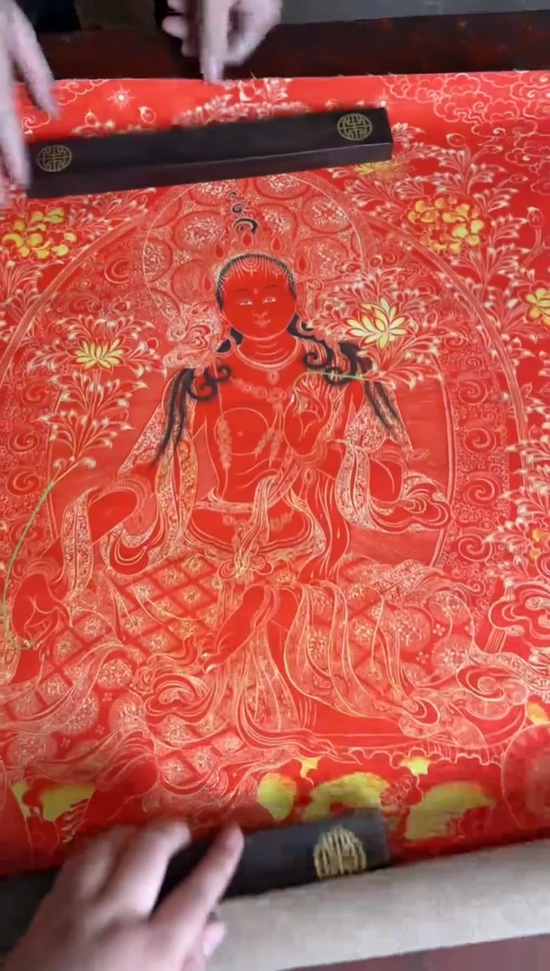 卷轴画手绘唐卡004