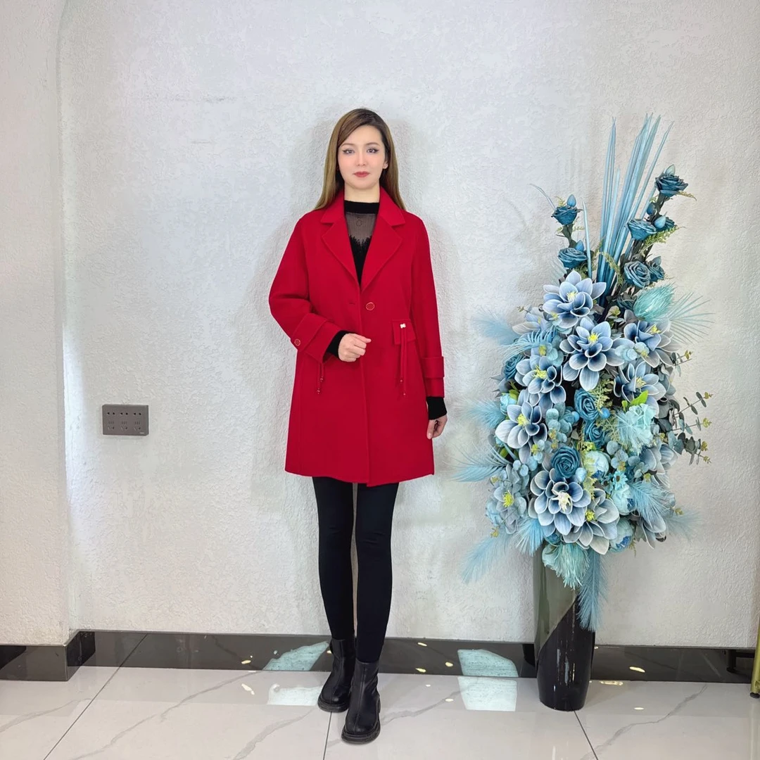 【PAHRIM】2025新款气质减龄中长款大衣1336