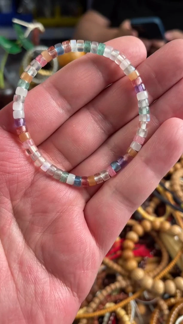 【闪购商品】水晶.未镶嵌王胖子文玩工作室水晶药片随机发