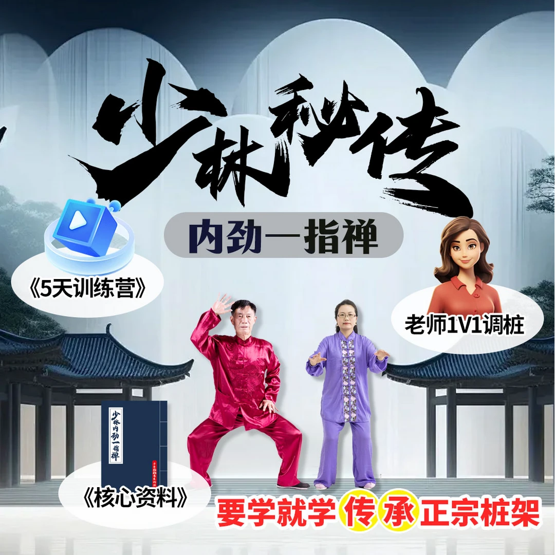 【短信兑换】5天少林内劲一指禅训练营-L
