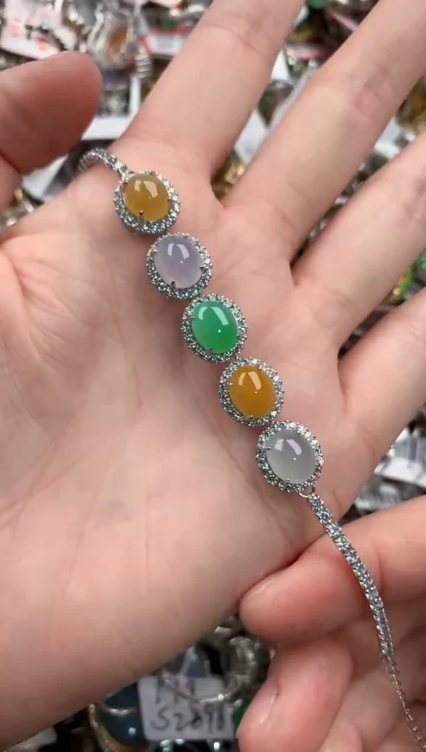 银S925镶嵌戒指翡翠1111     8