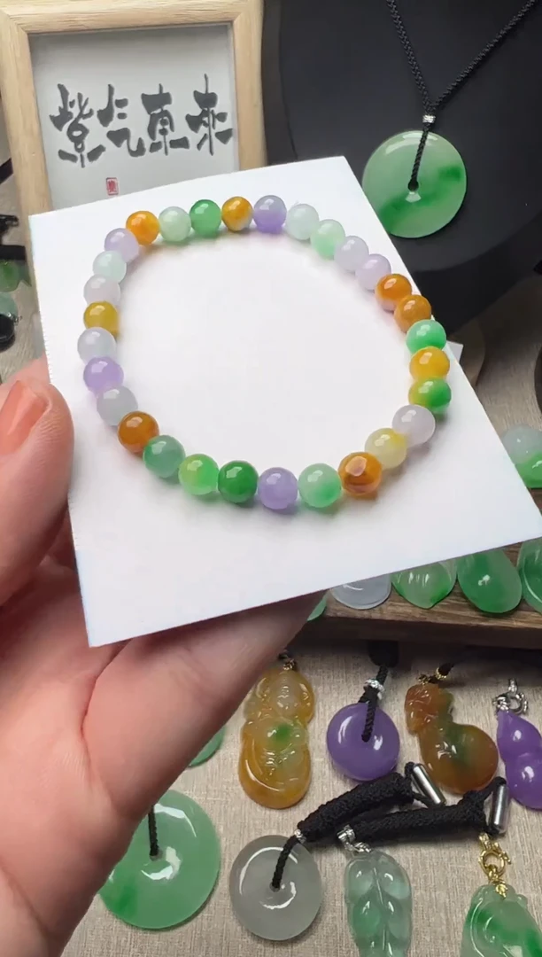 颈饰未镶嵌翡翠所见即所得，一图一物